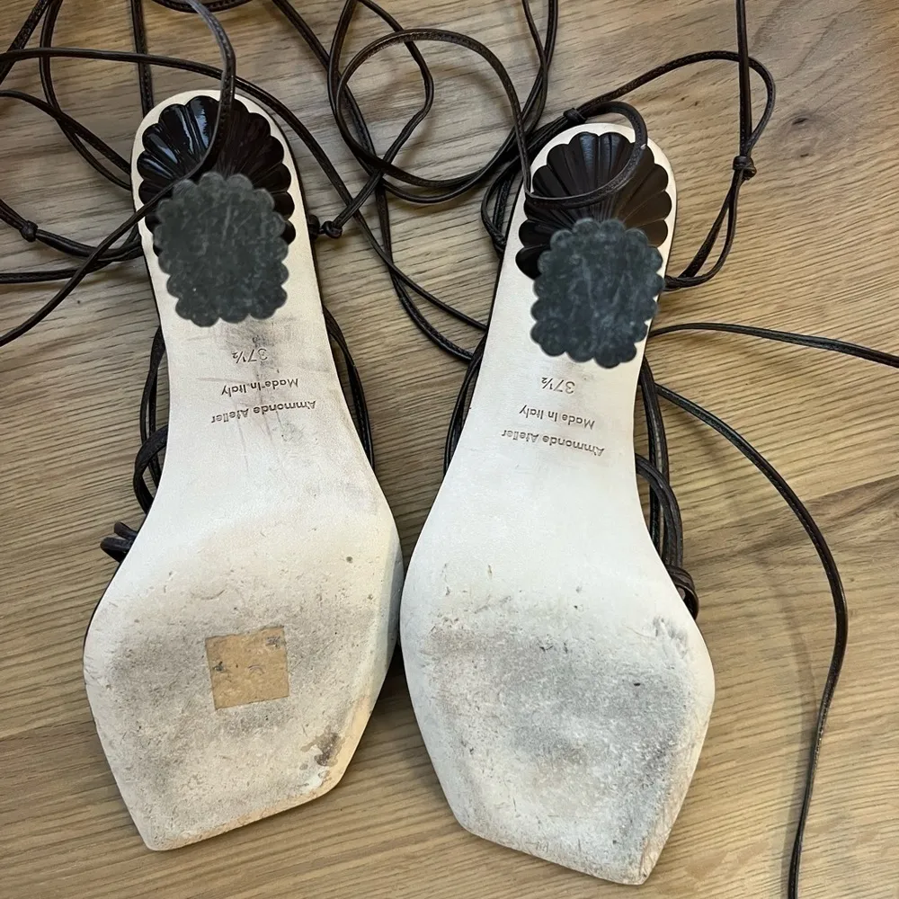 A'mmonde Atelier KASIA SANDALS Brown Size 7.5 - Image 4