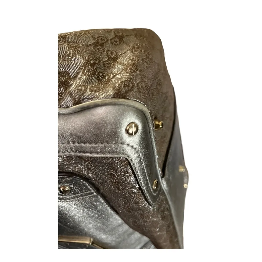 Rare Anna Hindmarch Metallic Silver Monogram Tote Bag – Japan Exclusive Gray - Image 11