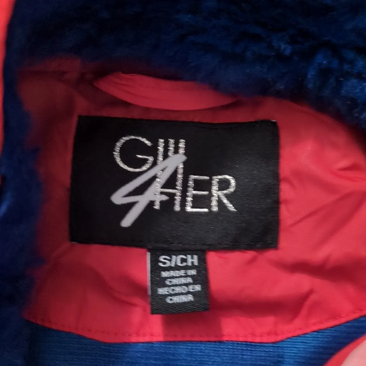 GIII Blue Red Fleece Buffalo Bills Pullover Size Small - Image 5