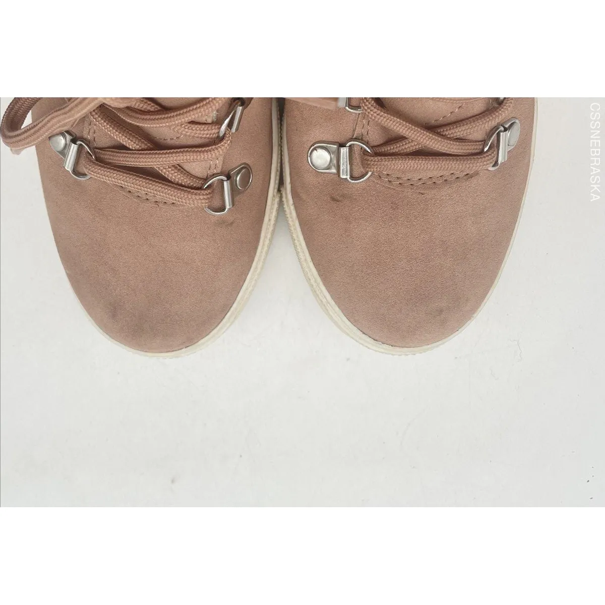 GBG‎ Los Angeles Pink lined lace up winter boots - Image 6