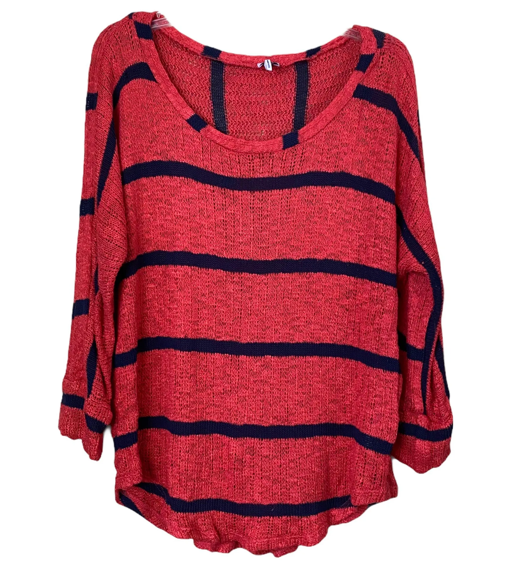 Crew Neck Striped Sweater Size Medium - Image 2