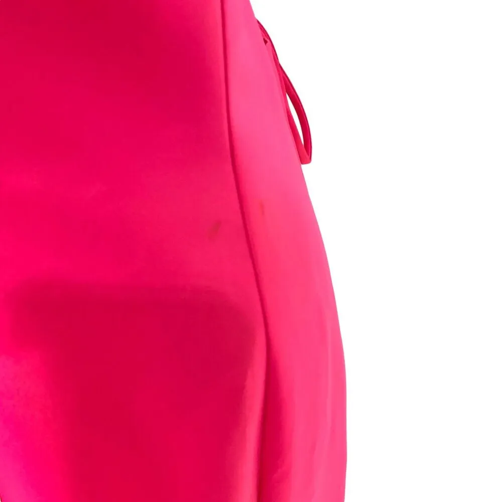 Urban Girl Nites Maxi Dress Gown 9/10 Halter Corset Back Prom Hoco Satin Pink Size undefined - Image 9