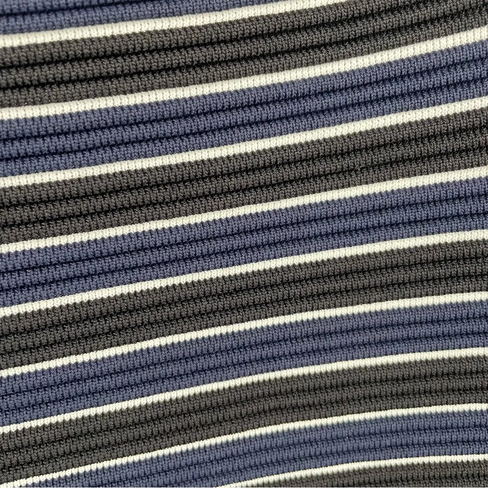 Jonathan Simhkai Midi Pencil Skirt Sz Medium Ribbed Bodycon Blue White Black EUC - Image 9