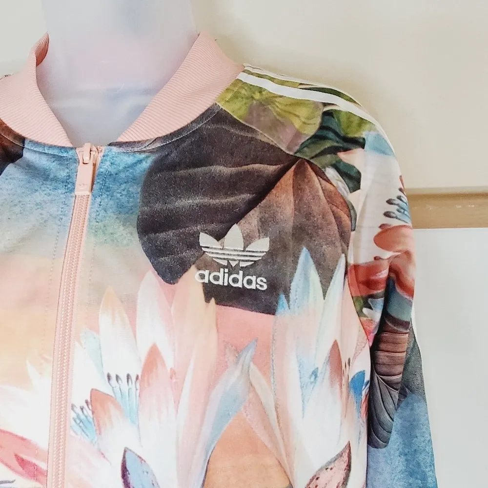 Adidas Originals X Farm Curso D' Agua Bomber Jacket Medium - Image 2