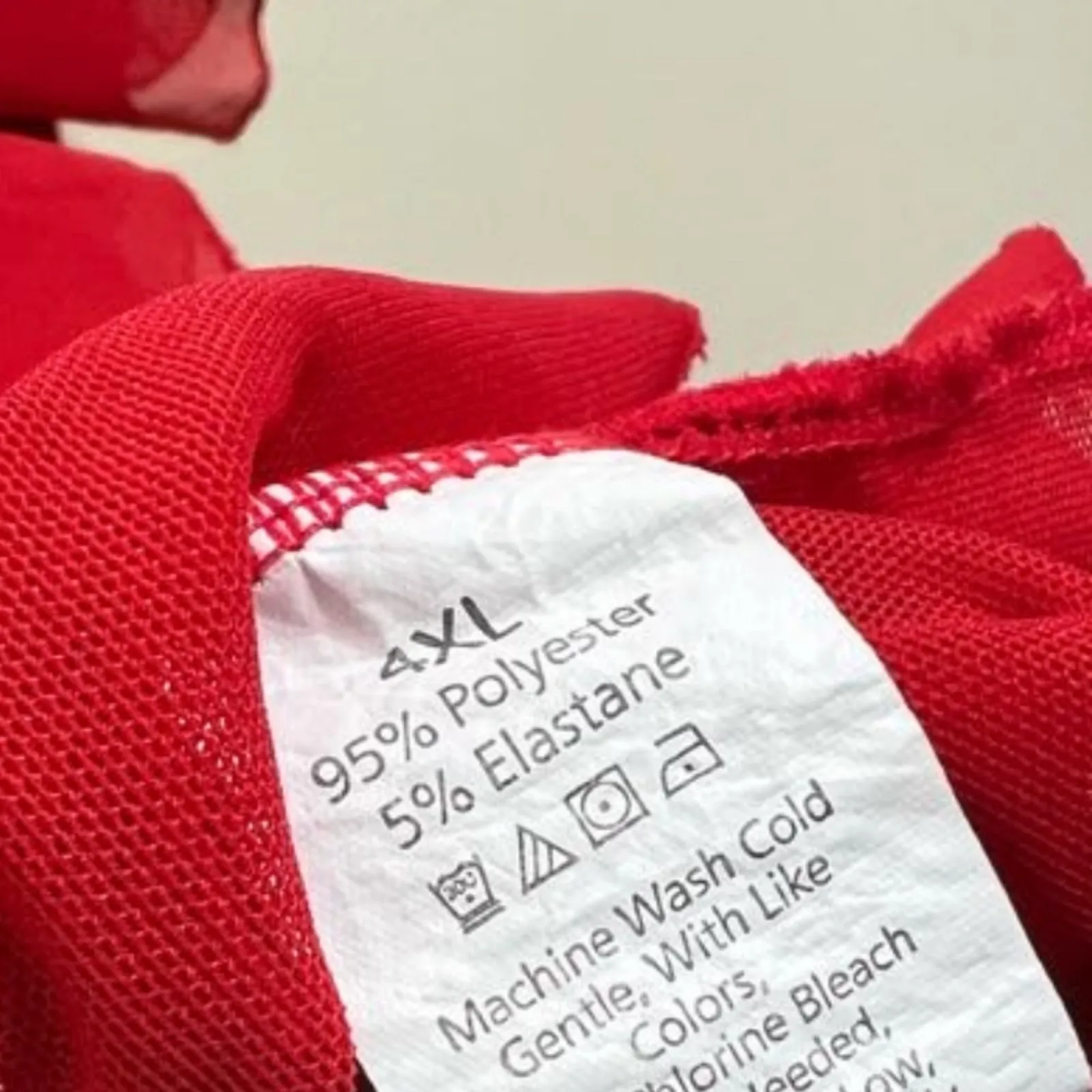 SHEIN Babydoll Lingerie Dress Womens XL Sexy Red Sheer Mesh Lace Romantic - Image 3