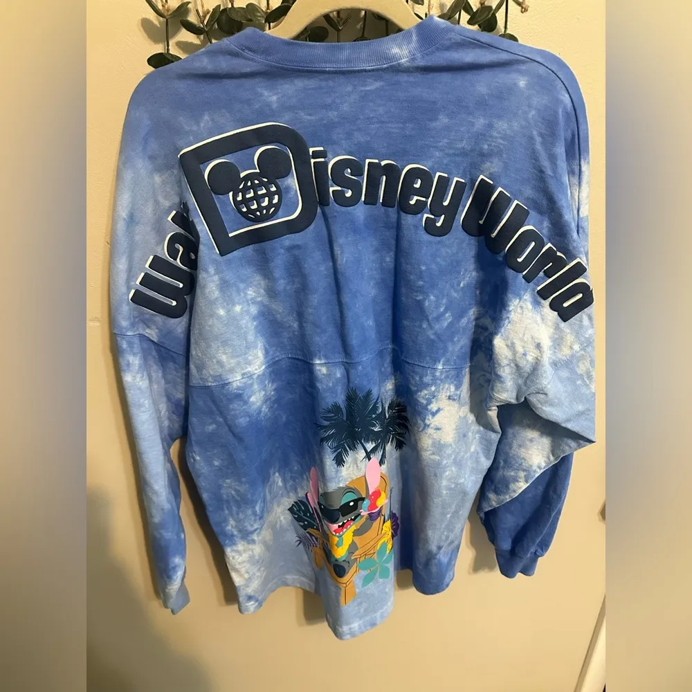 NWT Stitch Blue Tie-Dye Spirit Jersey for Adults – Walt Disney World - Image 5