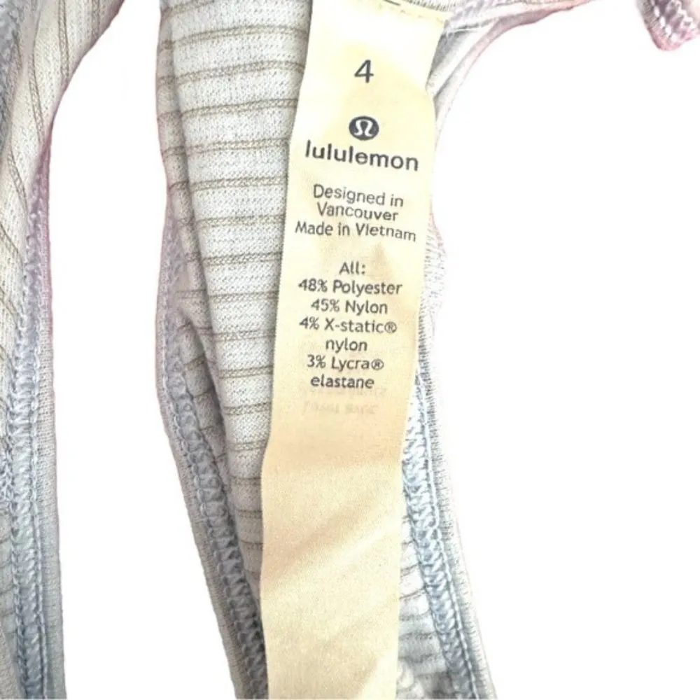 Lululemon Striped Singlet Tank Top Size 4 - Image 12