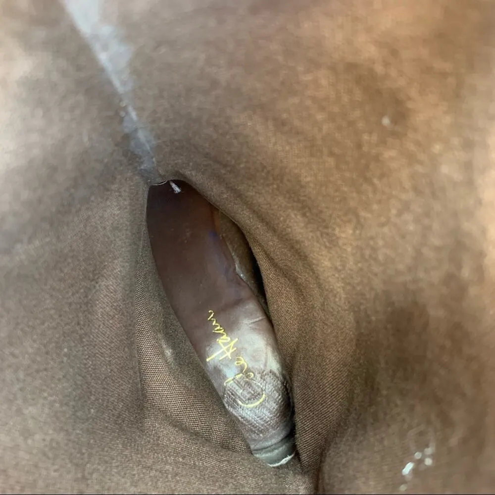 Cole Haan Nike Air beige tan riding moto boots 10M - Image 6