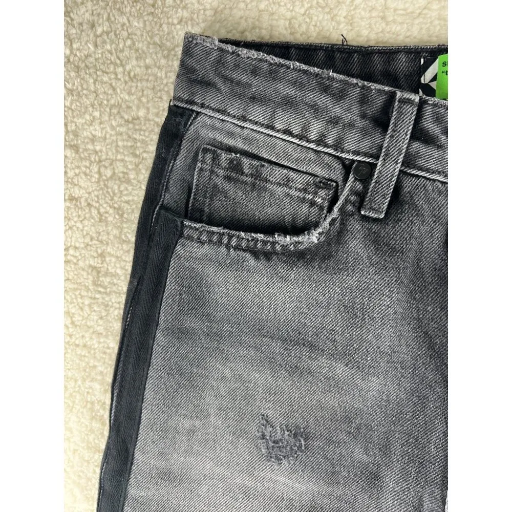 SR vs. Sandrine Rose Womens Jeans Size 25 The Virgin Label Gray High Rise Straig - Image 5