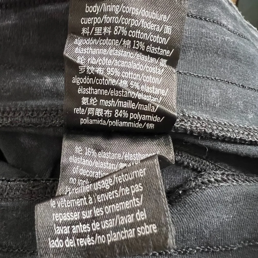 PINK - Victoria's Secret Victoria Secret Pink Dark Heathered Gray Moto Style Legging, Size Medium - Image 10