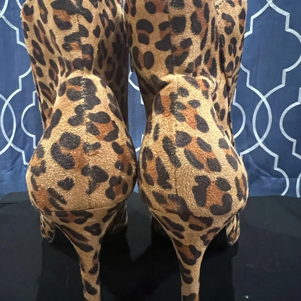 Savida Leopard print ankle boots - Image 3