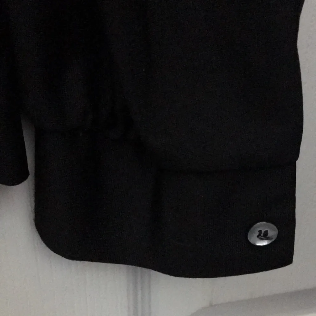 FINAL MARKDOWN Lee mar vintage blouse 14 Black - Image 9