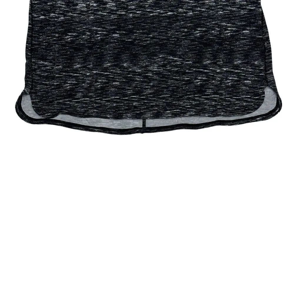 Lululemon Heathered Black Grey Tank Top Active‎ Workout Womens 6 or 8 Gray - Image 3