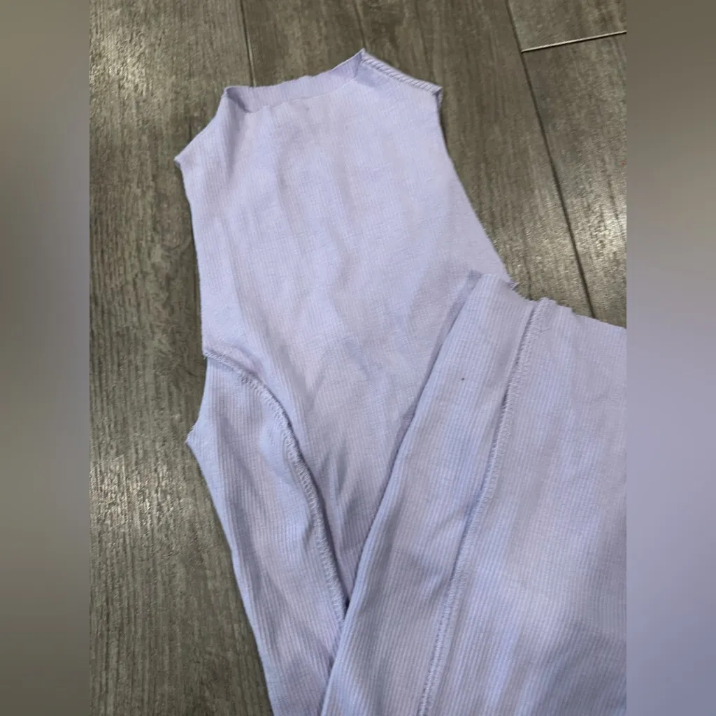 Naked Wardrobe  Lavender Bodycon Dress - Image 8