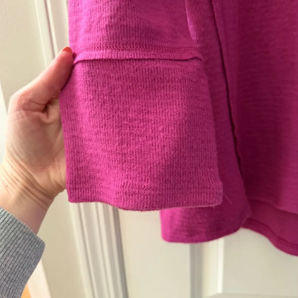 NEW Wildfox Haley Brushed Top in Elderberry Size XL Pink Purple Thermal Knit NWT - Image 10