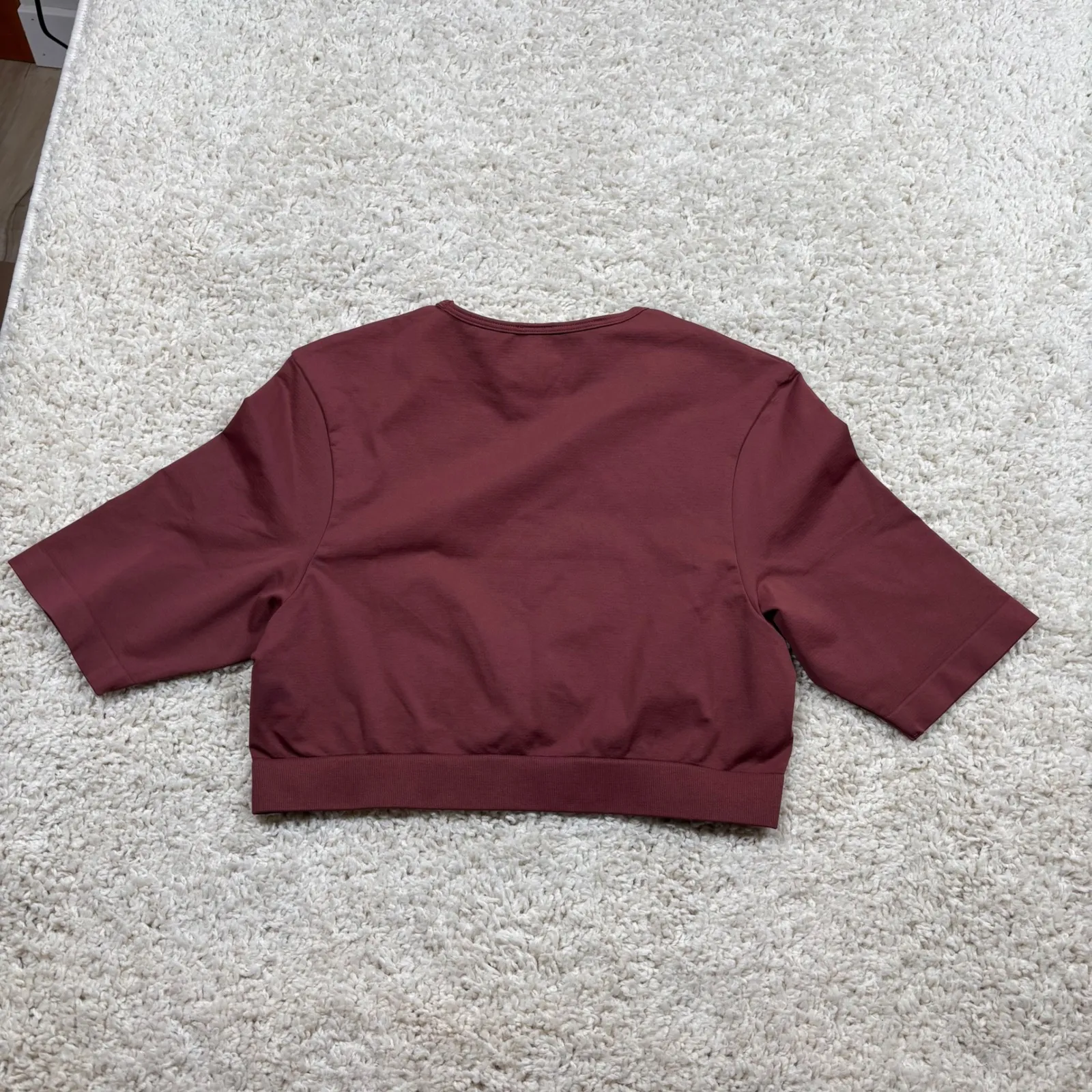 Gymshark Everyday Seamless Crop Top Red Size XXL Body Fit Athletic Workout - Image 8