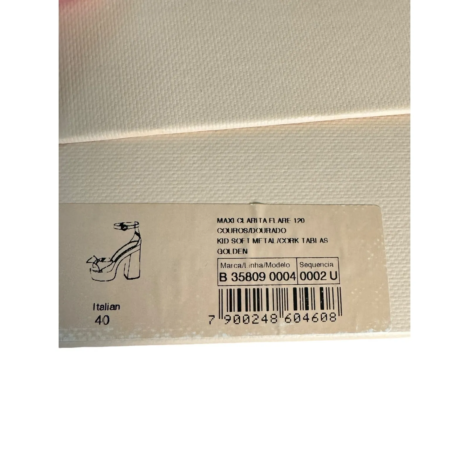 Alexandre Birman NIB Maxi Clarita Flare 120 in Golden Size 40 (IT) - Image 10