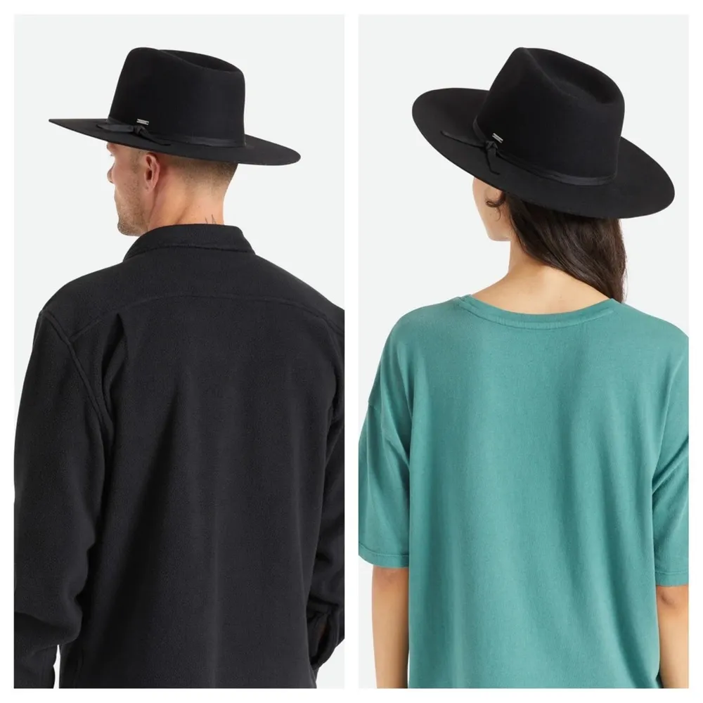 BRIXTON Cohen Cowboy Hat • Black • NWT - Image 5