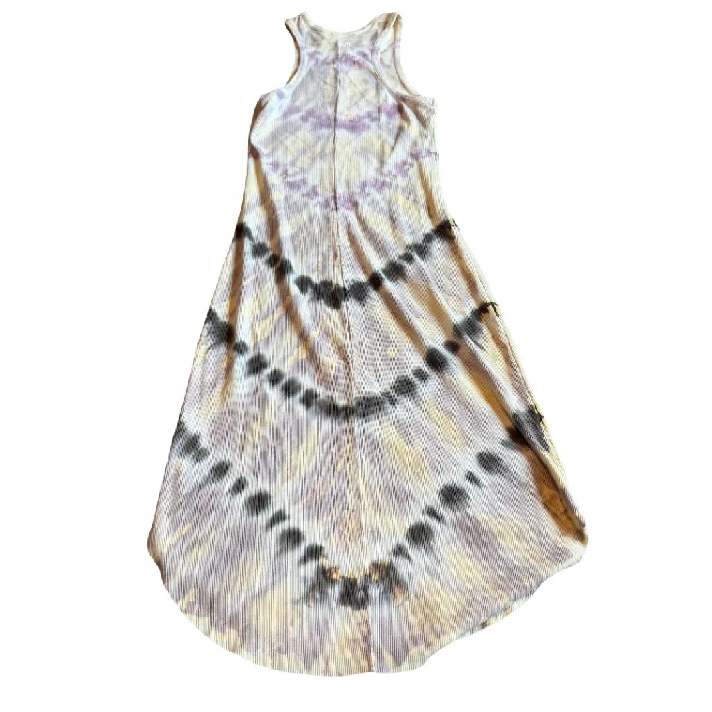YFB Young Fabulous & Broke Sleeveless Dress Ribbed Tie Dye Stretch Size Small - Image 4