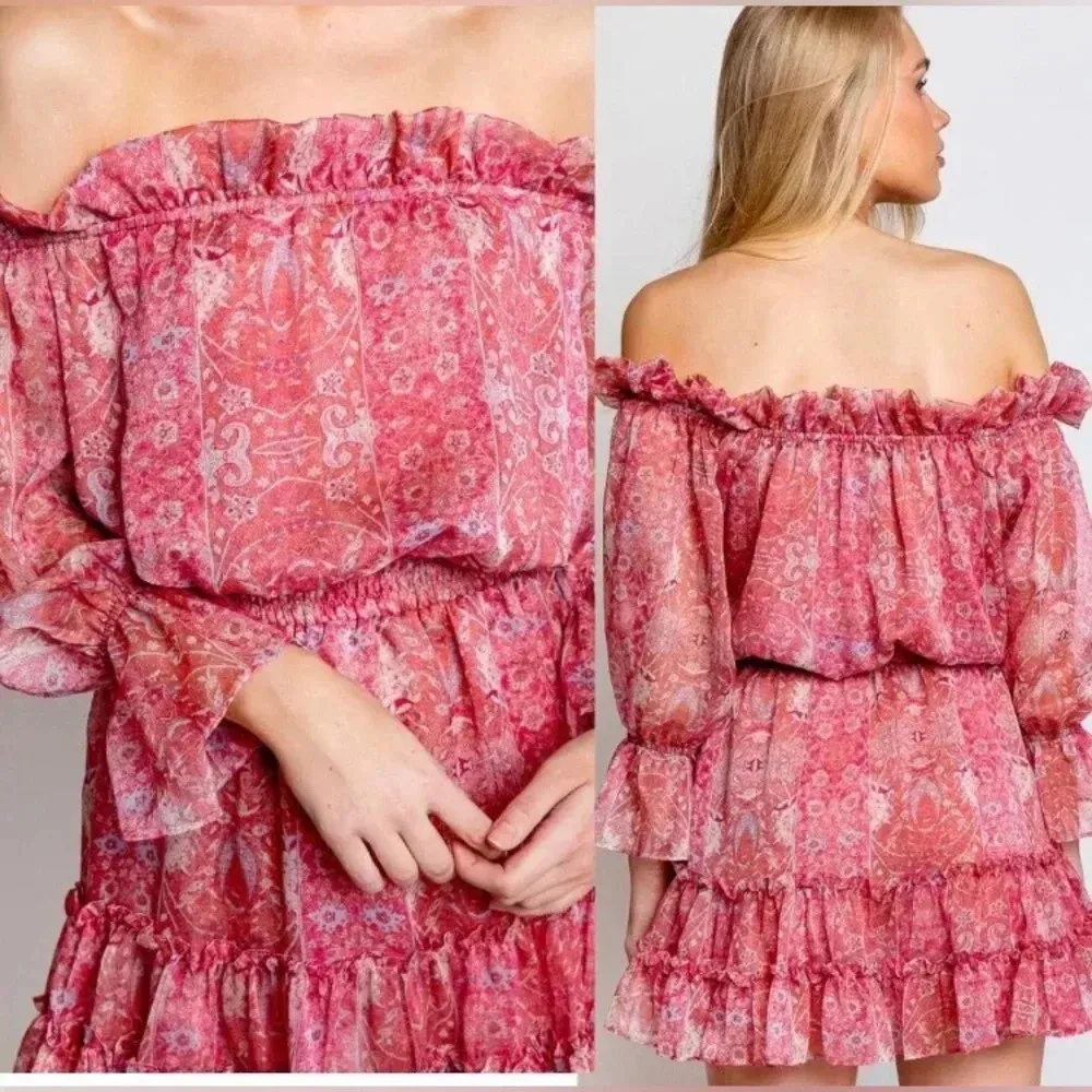 MISA Los Angeles Revolve Danae Dress in Washed Rose Lilac Pink Size Medium - Image 6