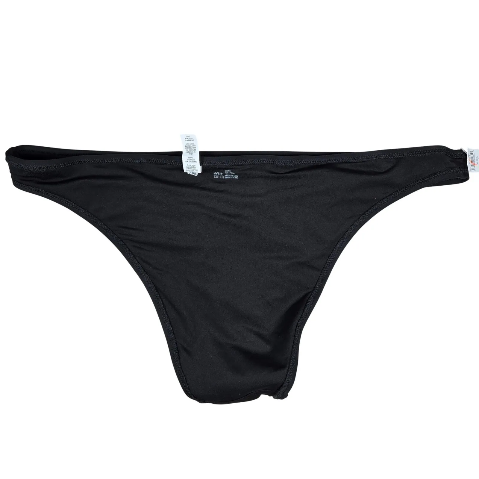 Aerie Black Cheekier Plus Bikini Bottoms Swimsuit Bottoms Size XXL - Image 4