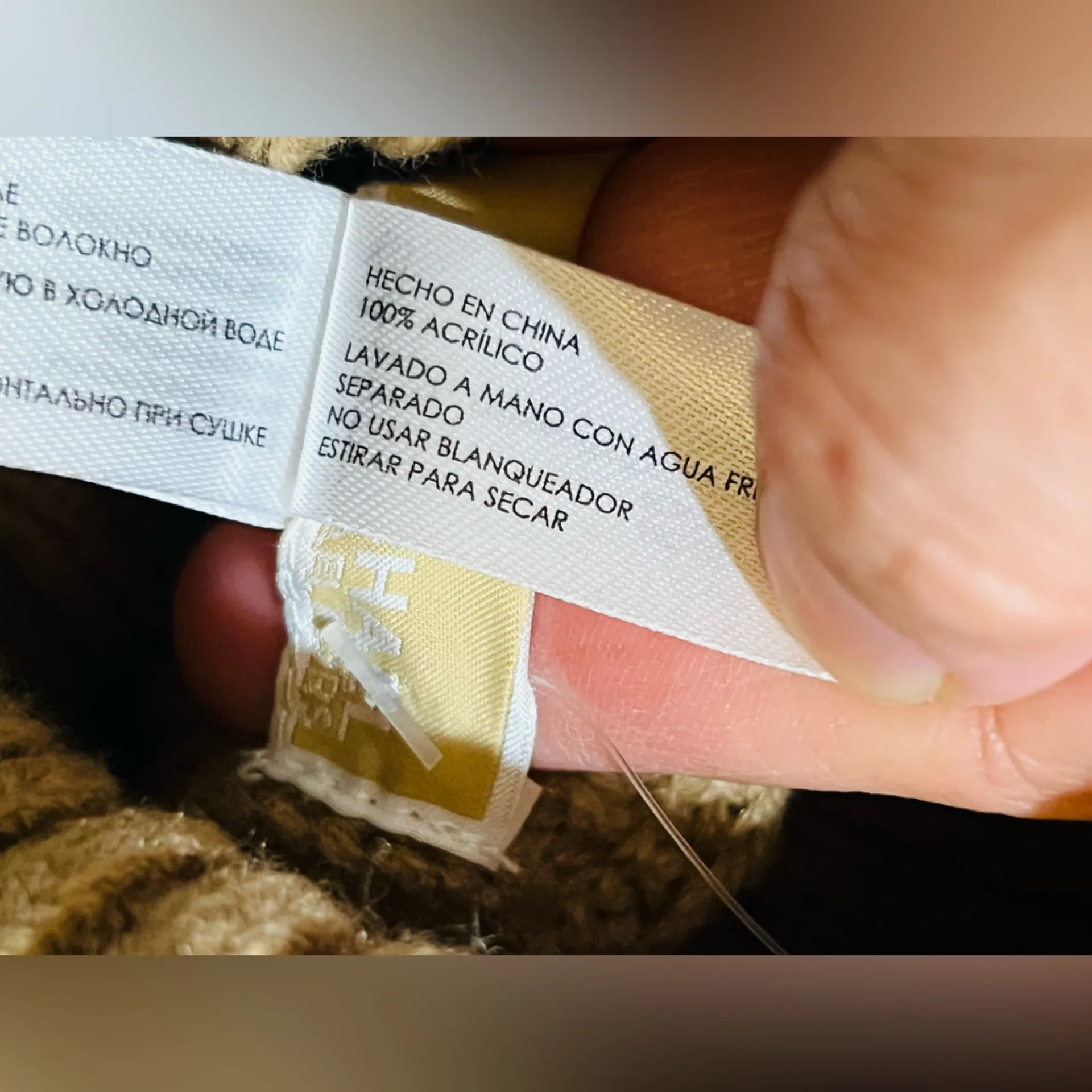 Michael Kors Women's Wide-Rib Button Turtleneck Poncho one size - Image 4