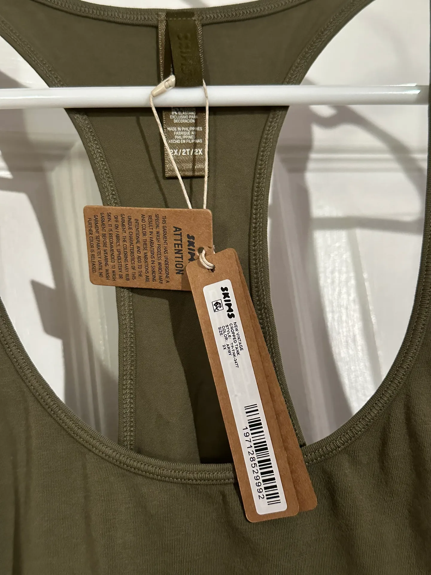 NWT  Vintage Cropped Tank - Image 2