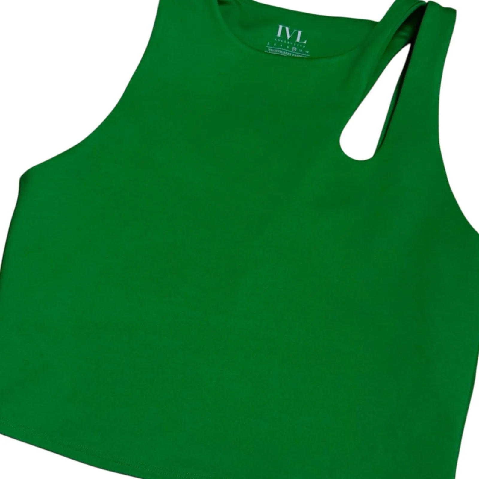 IVL Collective Kelly Green Crop Top Athletic Stretch Tennis Pickleball 10 - Image 3