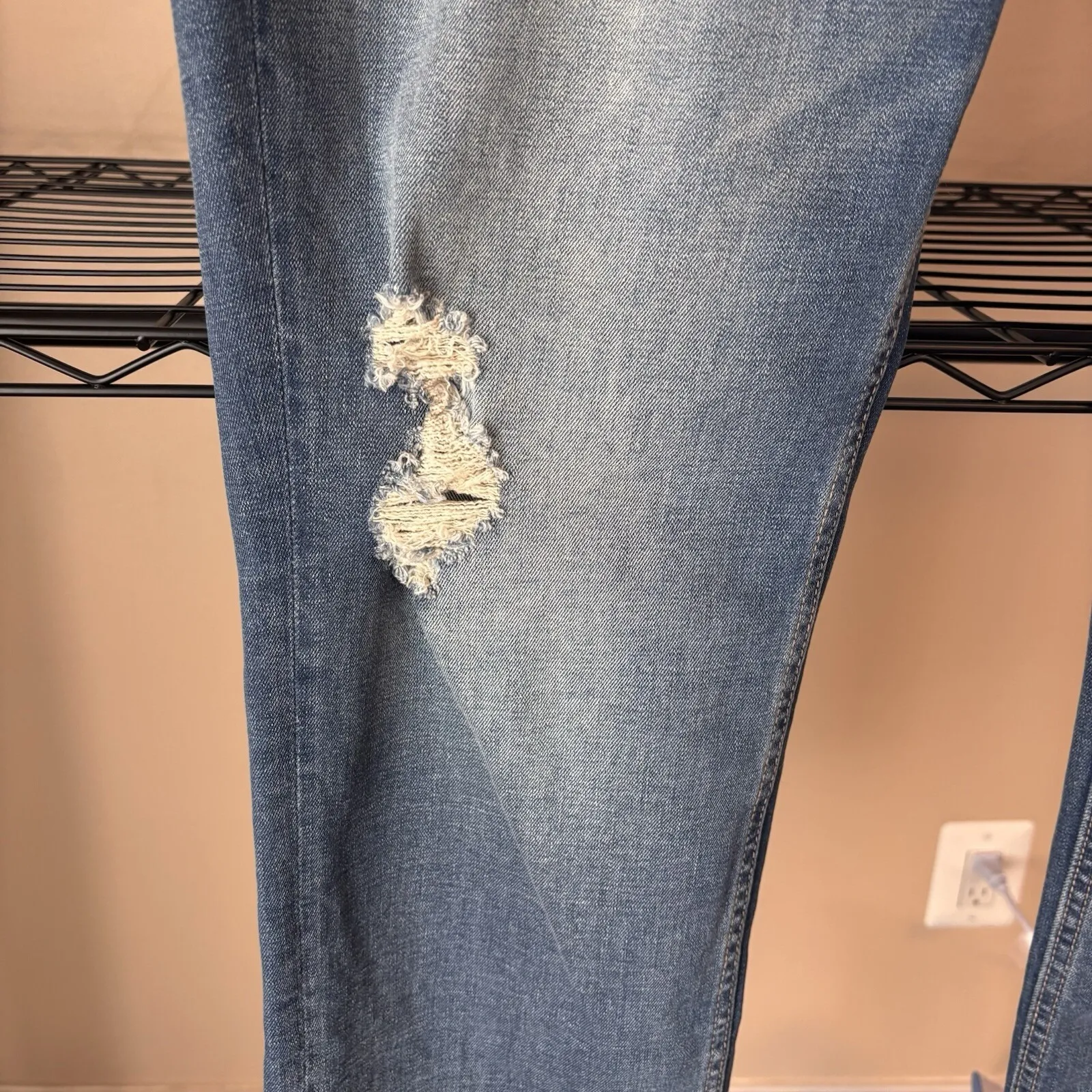 Vigoss Womens The‎ Thompson Tomboy Pockets Denim Blue Jeans 33x27 (36x29) - Image 9