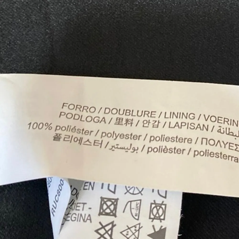 Zara Women's Black Silky Satin Sleeveless Strapless Bandeau Crop Tube Tank Top S - Image 4