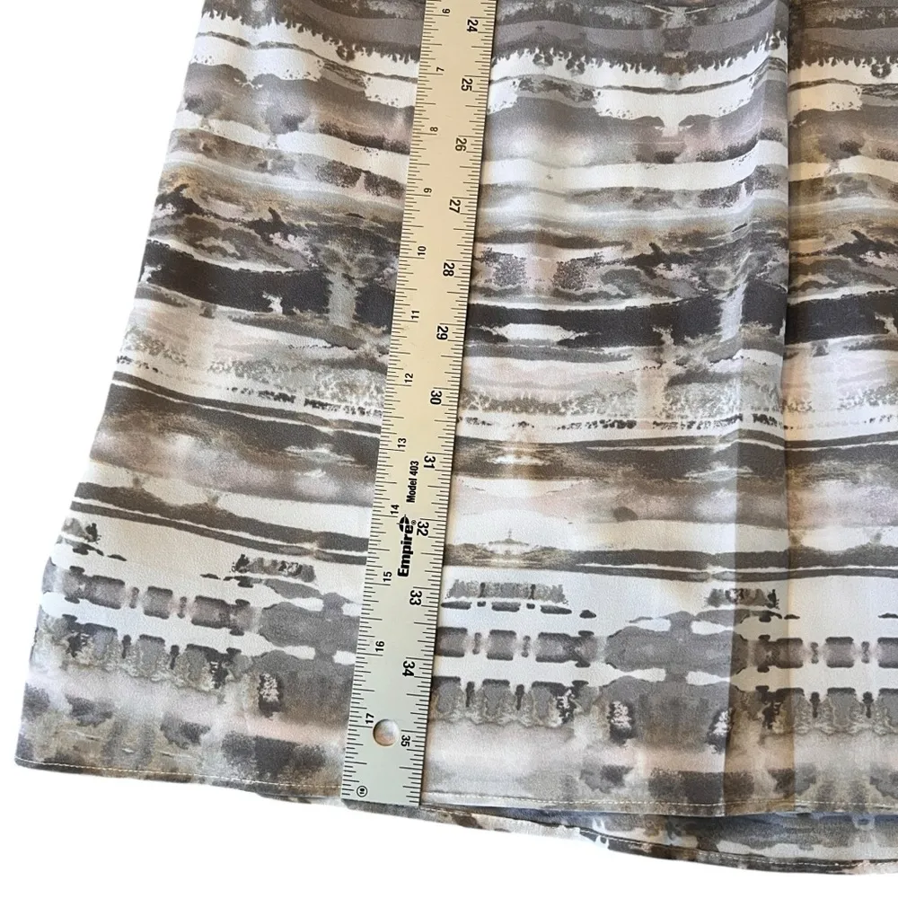 Antonio Melani Size 0 White Gray Shift dress with belt - Image 11