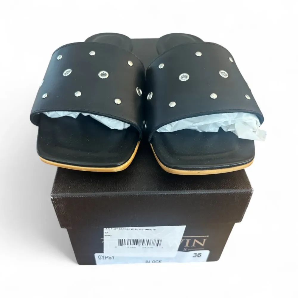 2 Twin Hearts Lea Stud & Grommet Slide Sandal (Women) - Image 6