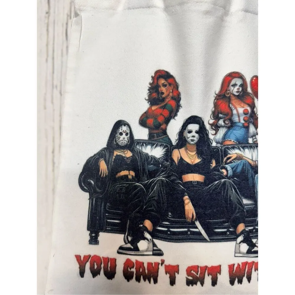 Horror tote bag White - Image 2