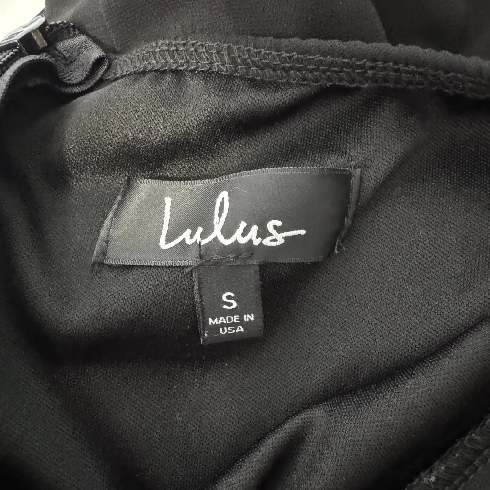 Lulus Story of a Starry Night Backless Lace Maxi Dress Size Small Black Formal - Image 13