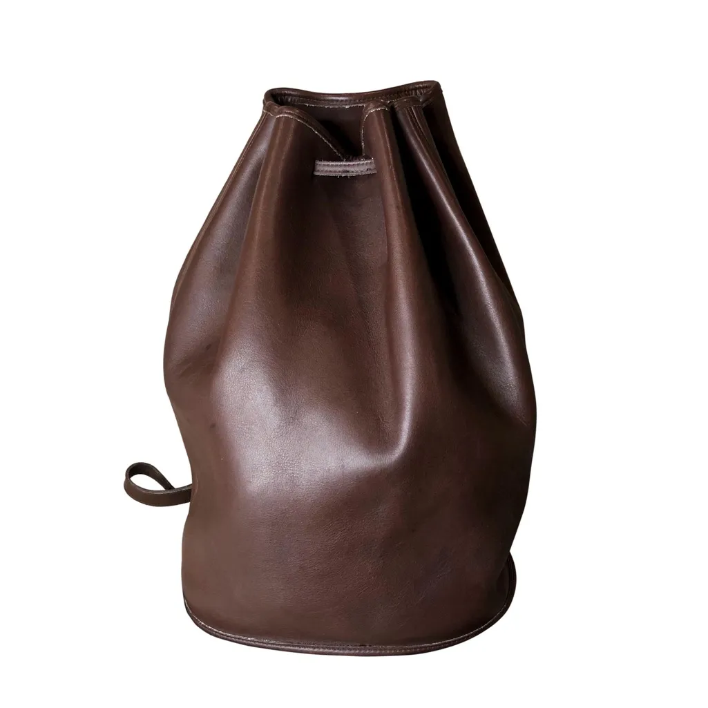 Vintage COACH Mahogany Glove Tanned Leather Sling Backpack Shoulder Bag 9929 - Image 3