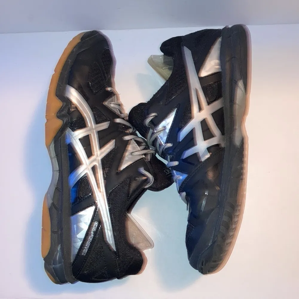 ASICS Shoes Women’s Size 9.5 6 Gel-Tactic Black Lace Up Sneaker Volleyball Shoes - Image 5