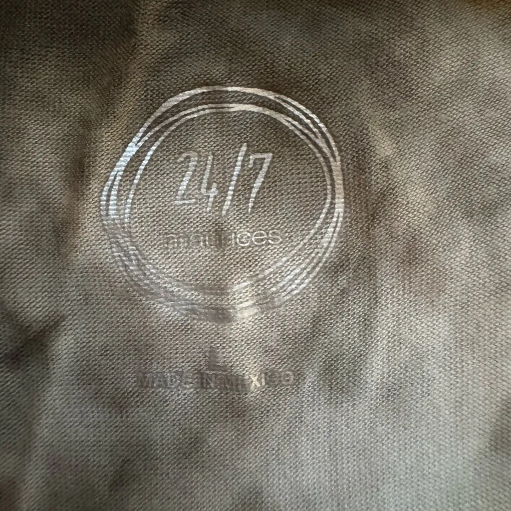 NWOT Women’s Maurice’s 24/7 Green Black Tie Dye High Neck Stretch Tank Top Large - Image 5