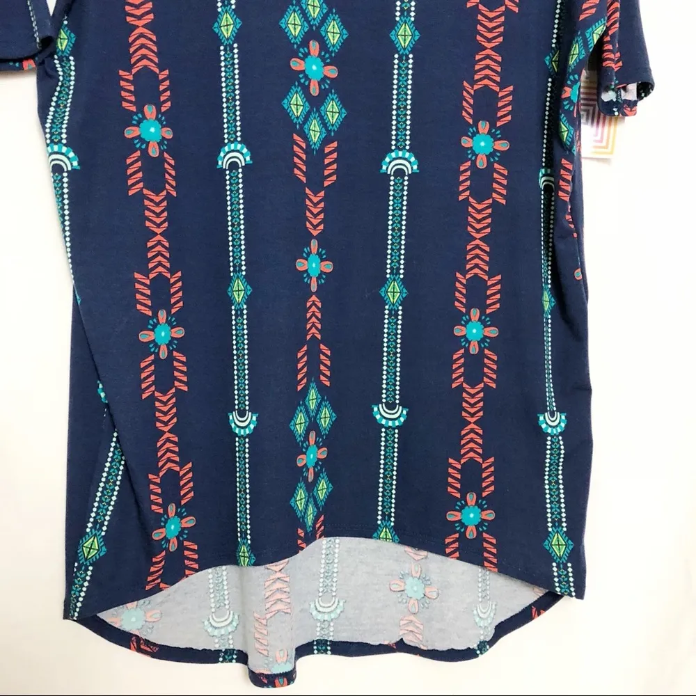 Lularoe Irma Top Aztec Print Blue Size XXS - Image 2