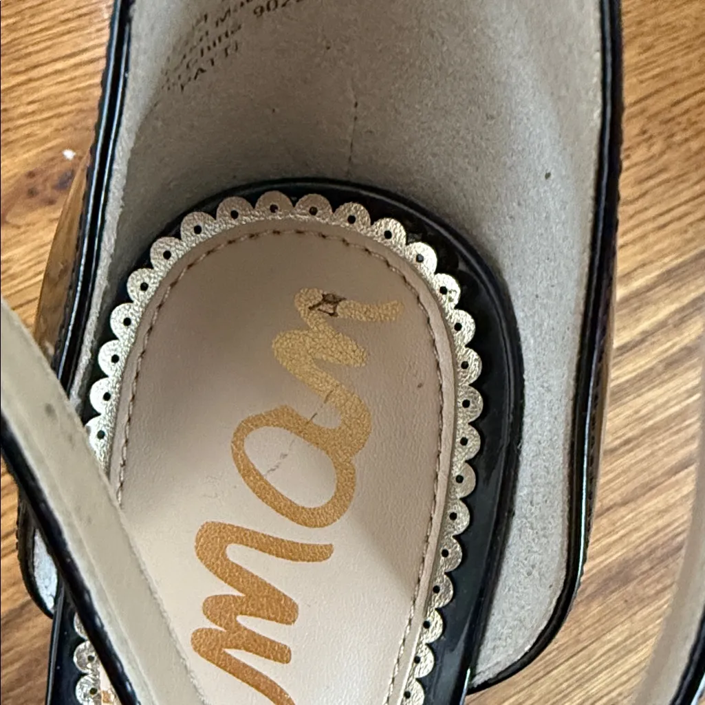 Sam Edelman Black Patent Leather Heels – Women’s Size 11.5M, Strappy Sandals - Image 12