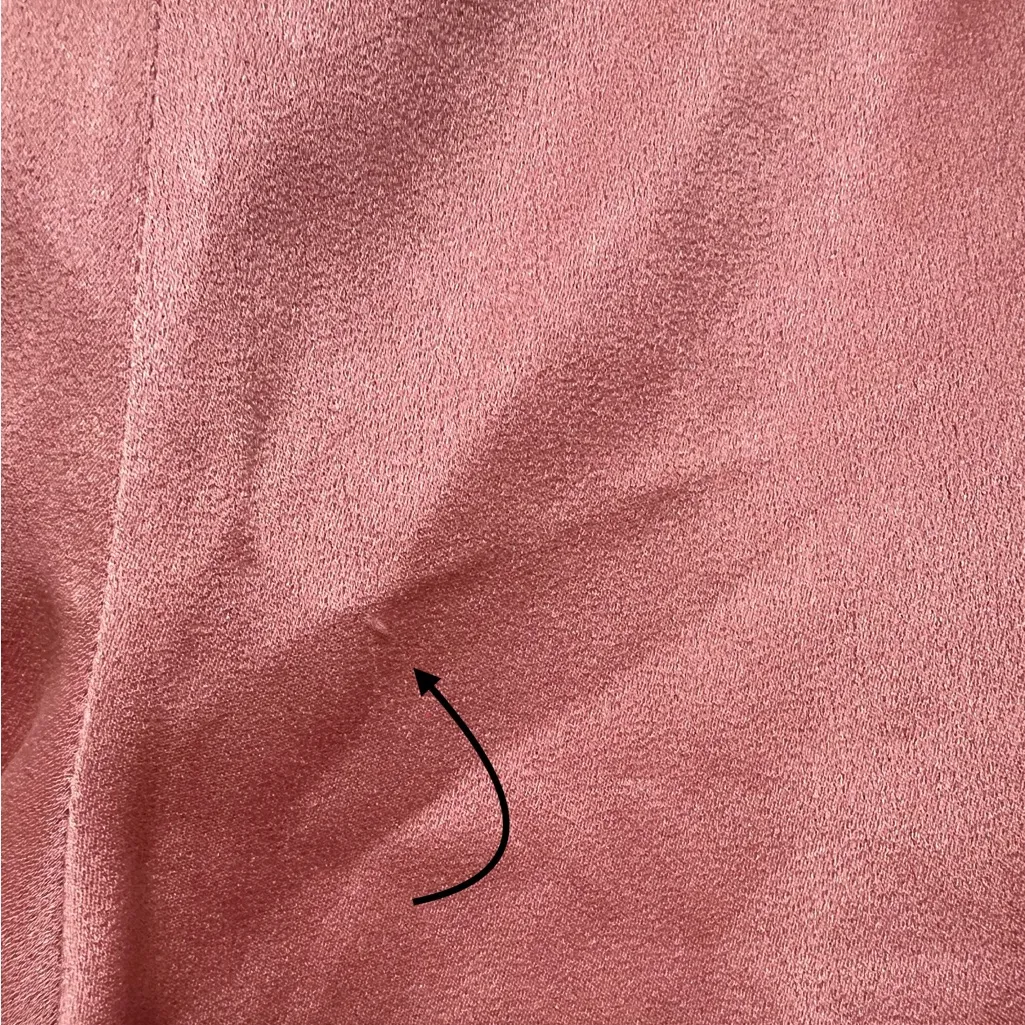 Alice + Olivia $395 Deanna Pink Rose Wide Leg Satin Pants Feminine Coquette - Image 12