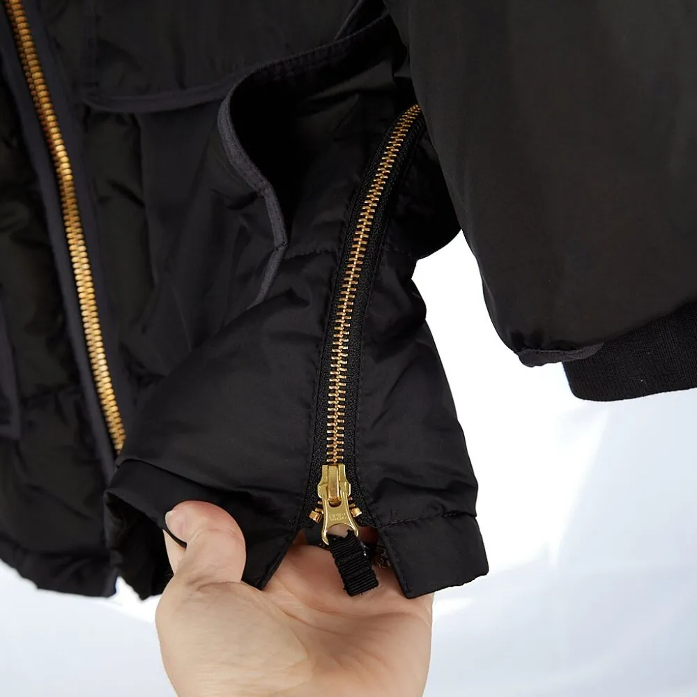 J Crew Factory Vail Puffer Coat in Black Women's XS NWOT - Image 4