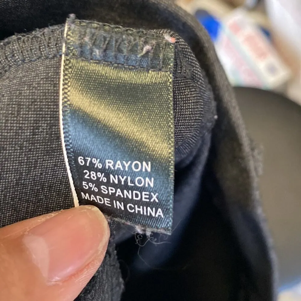 BetaBrand charcoal black San Francisco pant office comfy wide leg back to school - Image 6