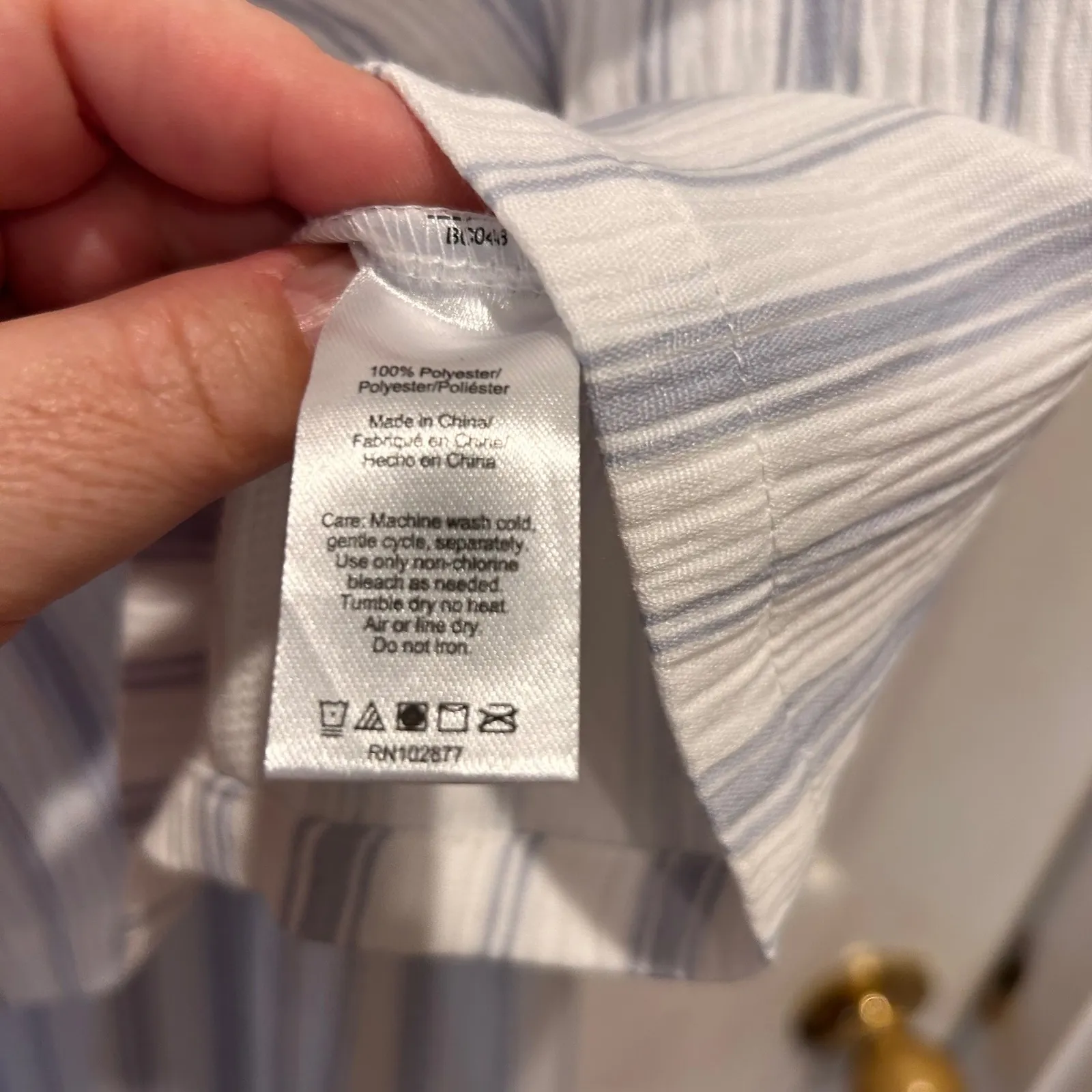 NWT Daydream by Berkshire Home Womens Medium Striped Tank Top‎ Pants Pajama Set White Size undefined - Image 6