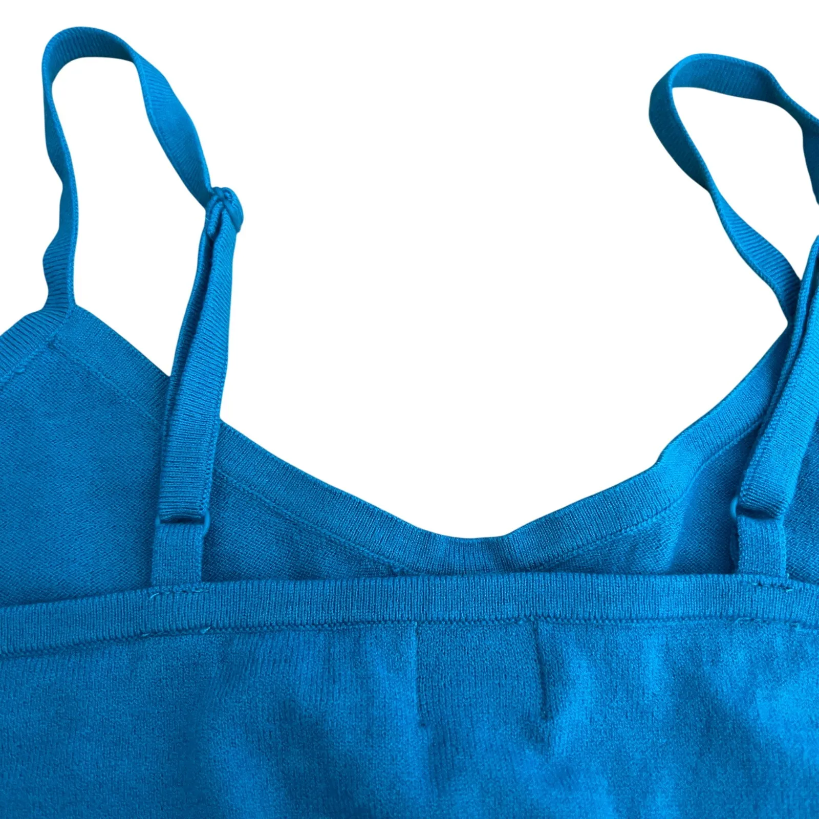 A New Day Women's Blue V-Neck Bralette Sweater - Size XXL - NWT - Image 4