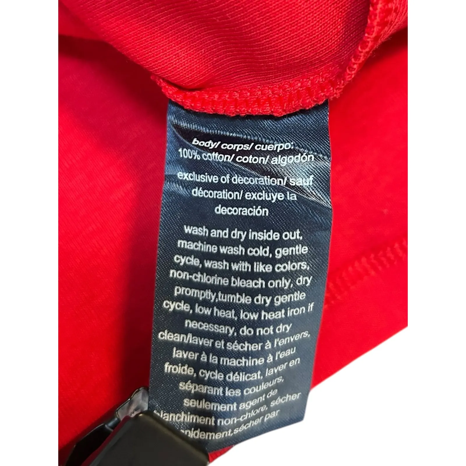 Tommy Hilfiger Red‎ Cotton Sleeveless Tank Top Ruffle Stripe Sleeves Size Medium - Image 4