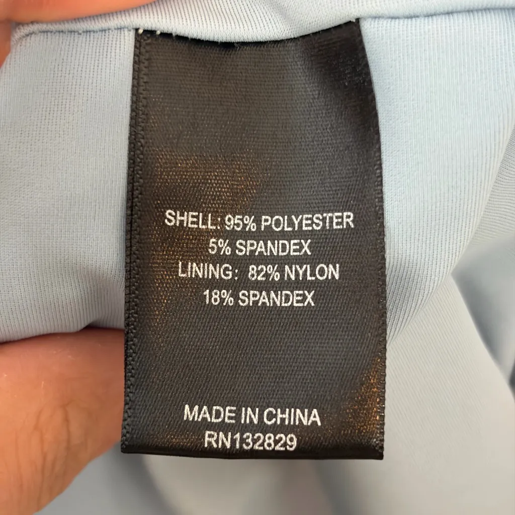 Michael Costello x Revolve Blue Lace Flare Pants festival Y2K Fairycore size xs - Image 12