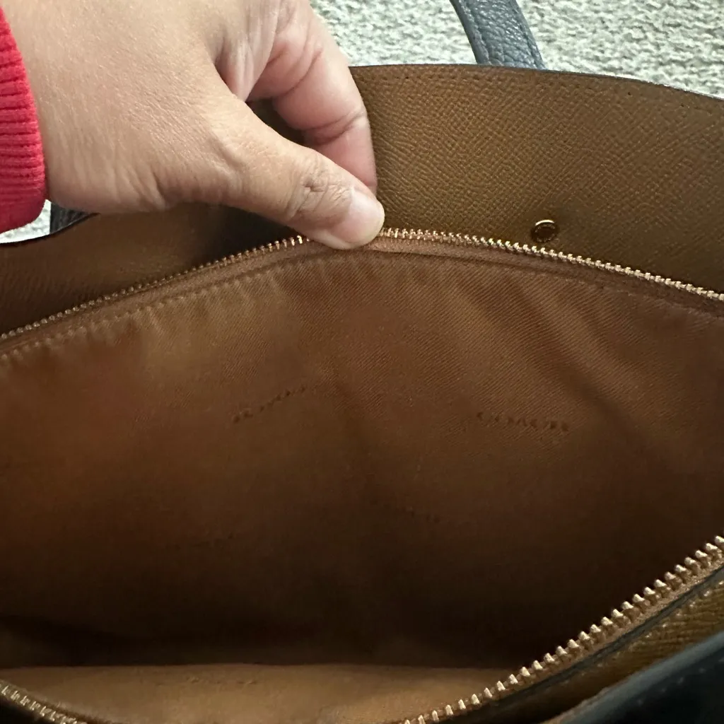 Coach Black Leather Tote - Image 16