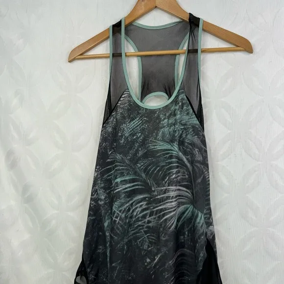 EVCR Cutout Back Activewear Tank‎ Top Size M Black Size M - Image 4