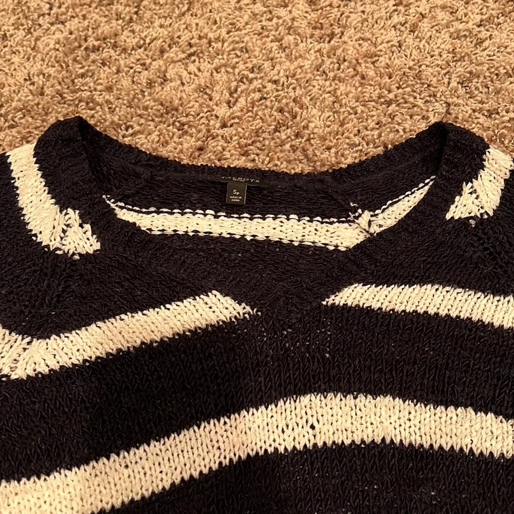 Talbots Petite Black & White Sweater - Image 2