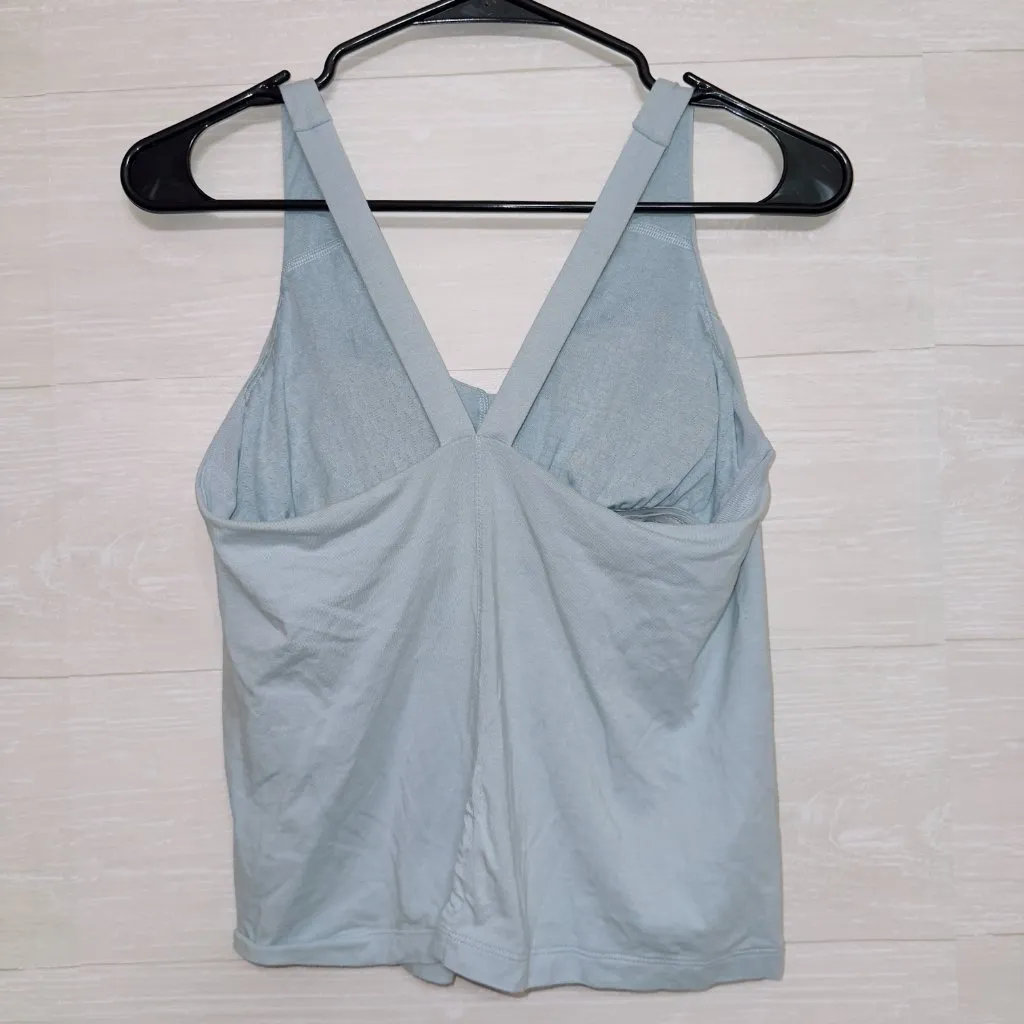 Patagonia Tadra Workout Tank Top Built-In Bra Blue Women’s Activewear Size S - Image 6